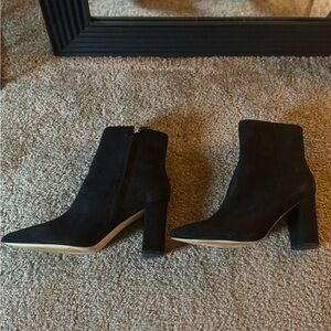 Marc Fisher Black Ankle Boots